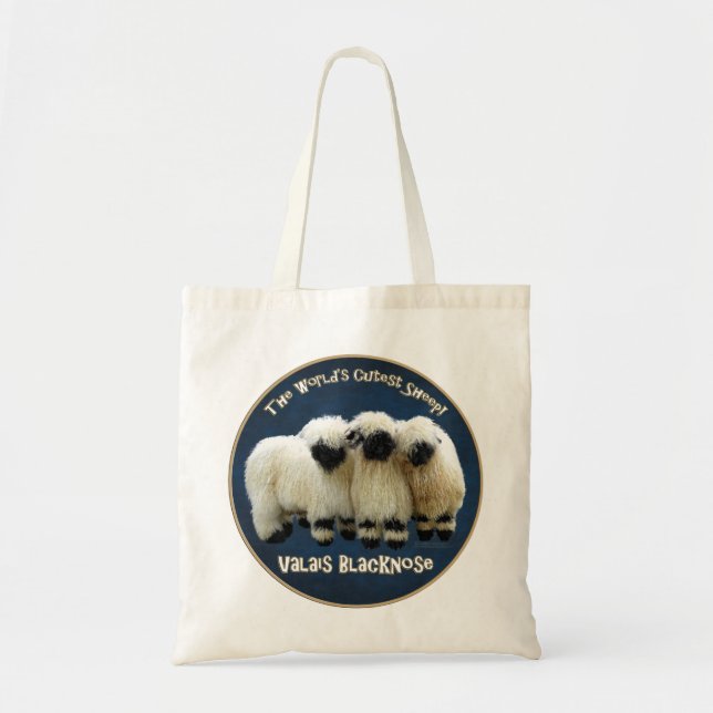 Bolsa Tote Valais Blacknose - A ovelha mais suja do mundo! (Frente)