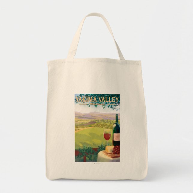 Bolsa Tote Vale de Yakima, País de WashingtonWine (Frente)