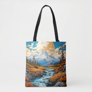 Bolsa Tote Vale do Rio de Verão ao Ar Livre