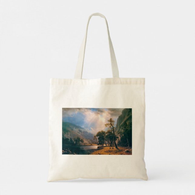 Bolsa Tote Vale Half Dome Yosemite, de Albert Bierstadt, 1870 (Verso)