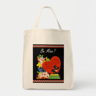 Bolsa Tote Valentine Não Brincando de Palhaço Scottish Terrie