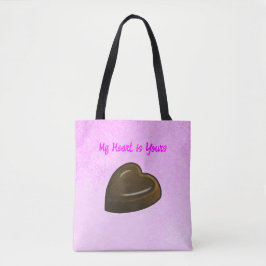 Bolsa Tote Valentines Chocolate Heart