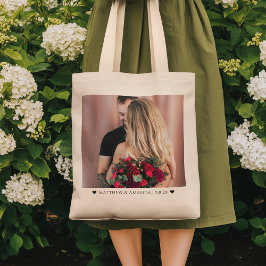 Bolsa Tote  Valentine's Day Photo Couple Romantic Custom 