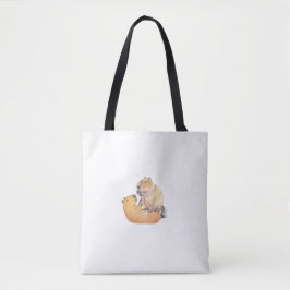 Bolsa Tote Valentine's Day special capibara edition