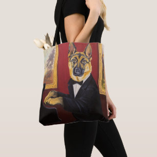 Bolsa Tote Valsa do piano do german shepherd
