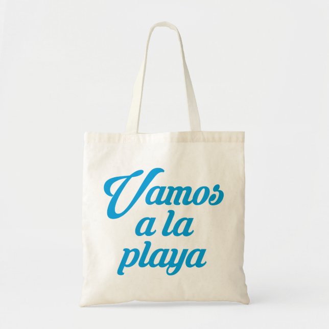 BOLSA TOTE VAMOS A LA PLAYA (Frente)