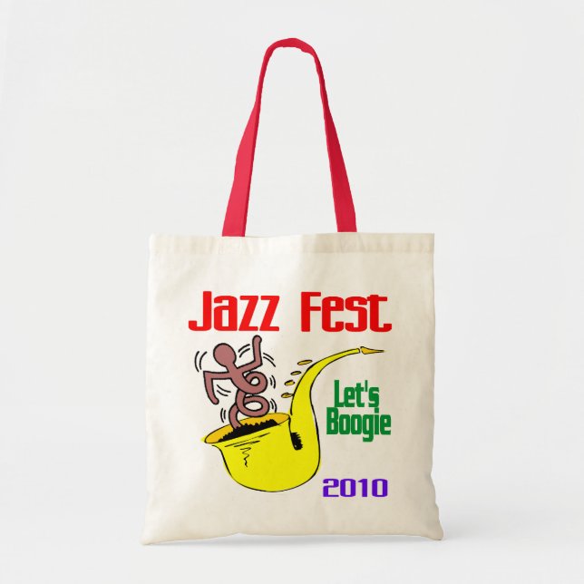 Bolsa Tote Vamos Boogie Na Festa De Jazz (Frente)