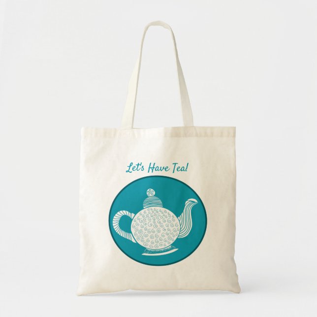 Bolsa Tote Vamos Com Chá (Frente)