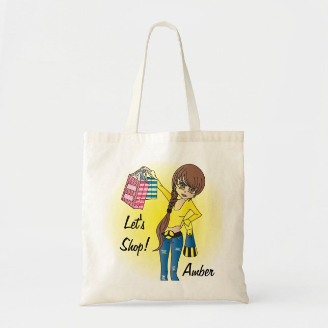 Bolsa Tote Vamos Compra Diva Girl! (Frente)