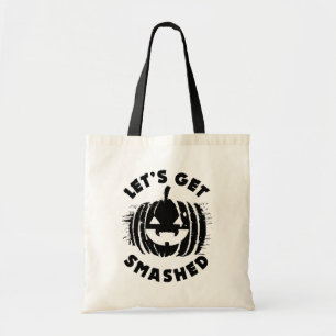 Bolsa Tote Vamos Esmagado Engraçado Bebendo Cote Halloween