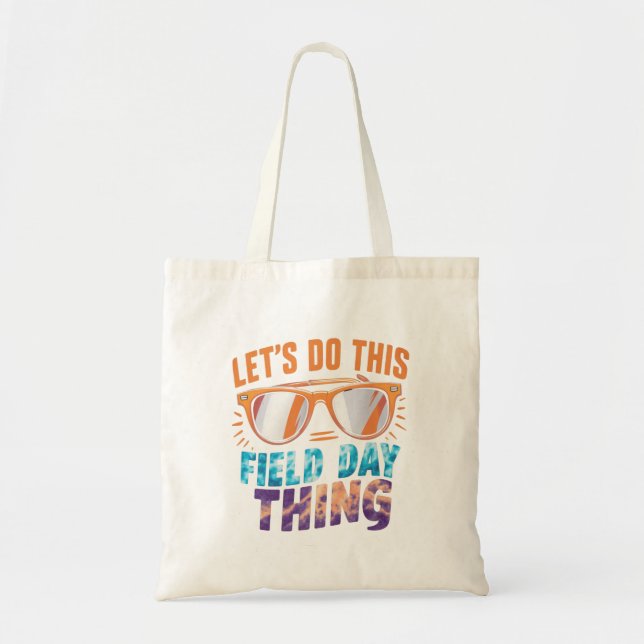Bolsa Tote Vamos Fazer Esse Óculos de Sol de Dia de Campo Pro (Frente)