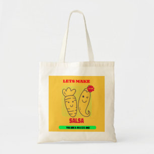 Bolsa Tote Vamos fazer salsa