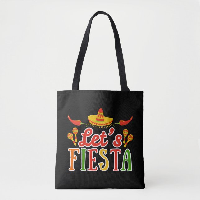 Bolsa Tote Vamos Festejar Cinco de Maio (Frente)