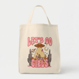 Bolsa Tote Vamos Go Girls Western Space Desert Cowgirl Bachel