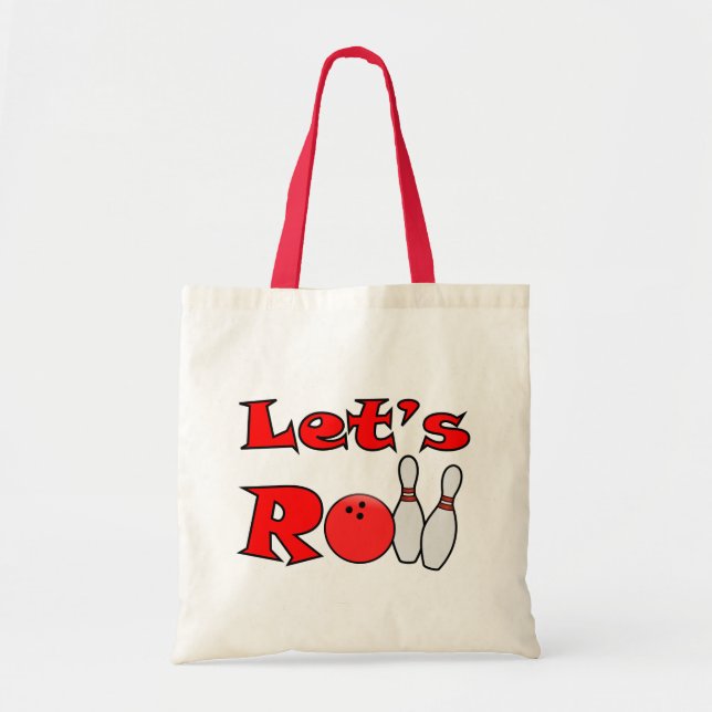 Bolsa Tote Vamos Roll Tote Bag - Favoritos para festas de Bol (Frente)