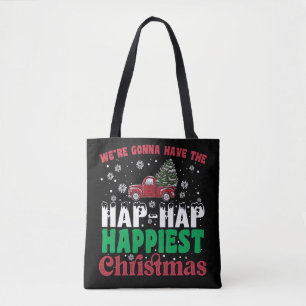 Bolsa Tote Vamos Ter O Natal Mais Feliz Feliz Feliz
