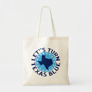 Bolsa Tote Vamos Tornar o Texas Azul Vote Democrata Eleição 2