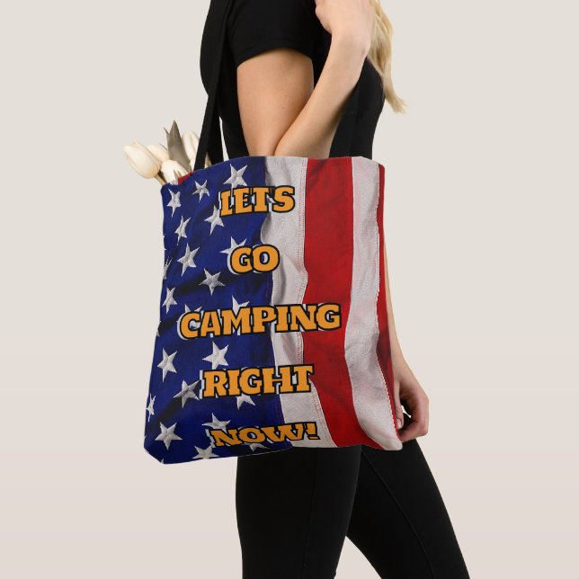 BOLSA TOTE VAMOS VÁ CAMPING AGORA! (Close Up)