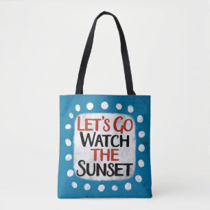 Bolsa Tote Vamos Vai Ver O Saco De Toque Sunset