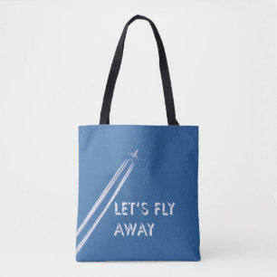 Bolsa Tote Vamos voar para longe