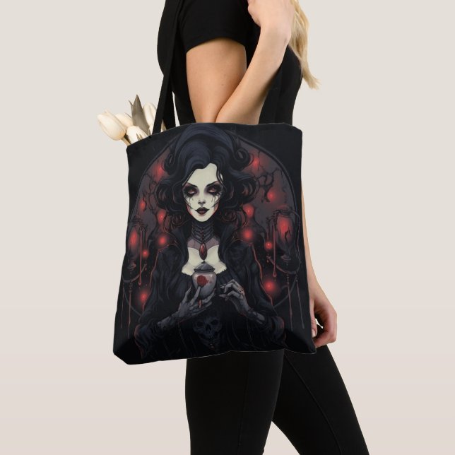 Bolsa Tote Vampire Halloween (Close Up)