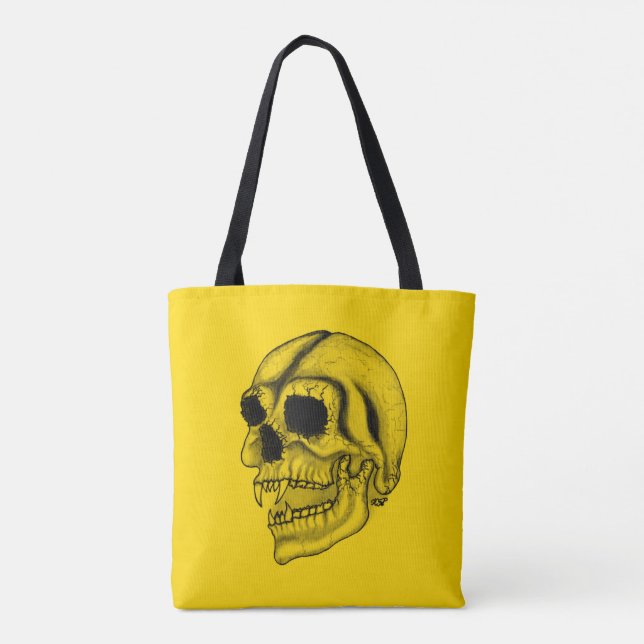 Bolsa Tote Vampire Skull (Verso)