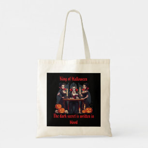 Bolsa Tote 🧛 ♂️ vampiro gótico Saco de Tote Preto do Hallo