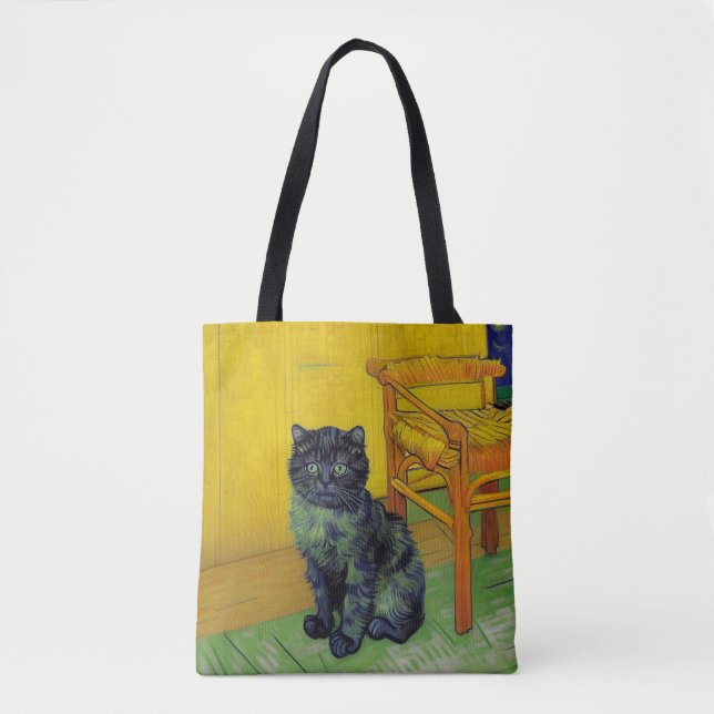 Bolsa Tote Van Gogh Black Cat (Frente)
