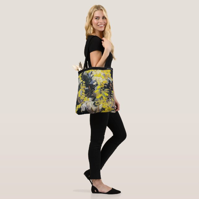 Bolsa Tote Van Gogh – Blossoming Acacia Branches Personalized (No(a) Modelo)