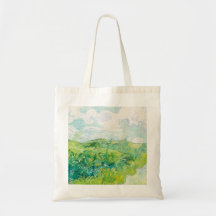 Van Gogh. Campos de Trigo Verde Auvers. Impression
