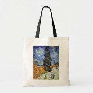 Bolsa Tote Van Gogh - Estrada com Ciprestes