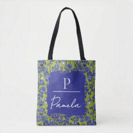 Bolsa Tote Van Gogh Irises Apple Green Monogram 