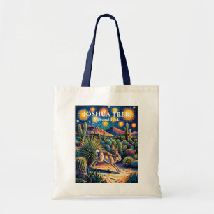 Bolsa Tote Van Gogh Joshua Tree Vida Selvagem Coelho Texto Pe