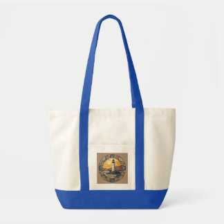 Bolsa Tote Van Gogh Lighthouse Mandala Sticker