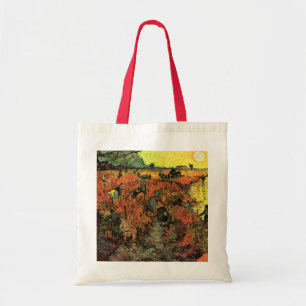 Bolsa Tote Van Gogh, O Vineyard Vermelho, Impressionismo Vint