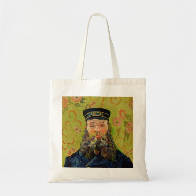 Bolsa Tote Van Gogh Postman. Retrato impressionismo (Frente)