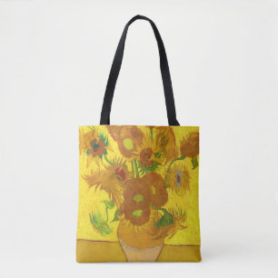Bolsa Tote Van Gogh Quinze Girassóis Em Uma Arte Bela Vaso