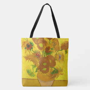 Bolsa Tote Van Gogh Quinze Girassóis Em Uma Arte Bela Vaso