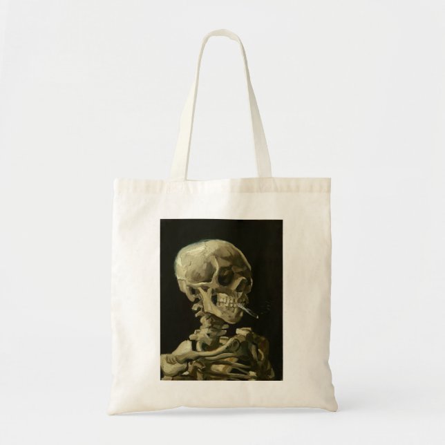 Bolsa Tote van gogh Skull (Frente)