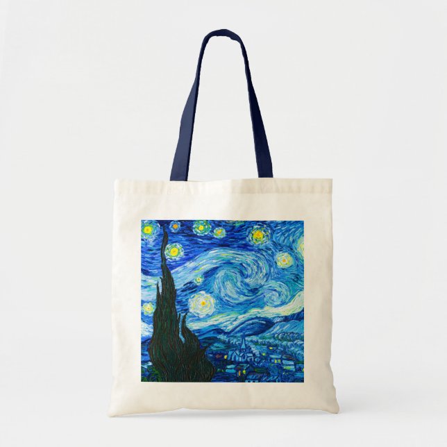 Bolsa Tote Van Gogh Starry Night (Frente)