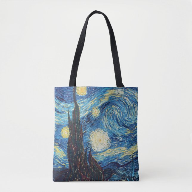 Bolsa Tote Van Gogh Starry Night Classism Arte (Frente)