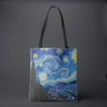 Bolsa Tote Van Gogh Starry Night. Impressionismo arte de vint<br><div class="desc">"A Noite Estrelada" de Van Gogh.</div>