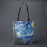 Bolsa Tote Van Gogh Starry Night. Impressionismo arte de vint<br><div class="desc">"A Noite Estrelada" de Van Gogh.</div>