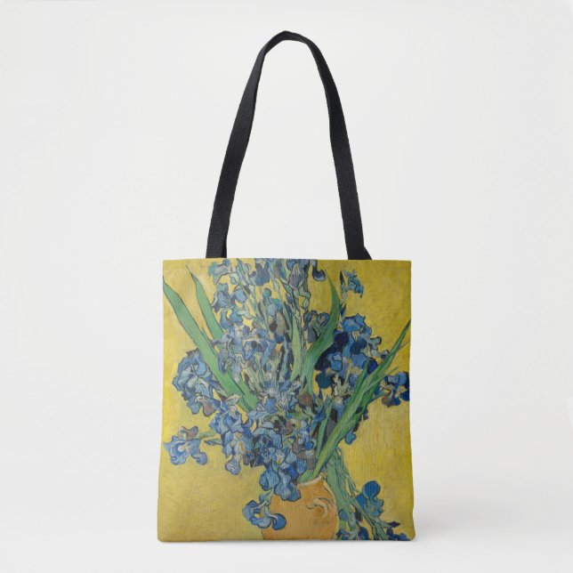Bolsa Tote Van Gogh Vase com Impressionismo Clássico Irrisso (Frente)