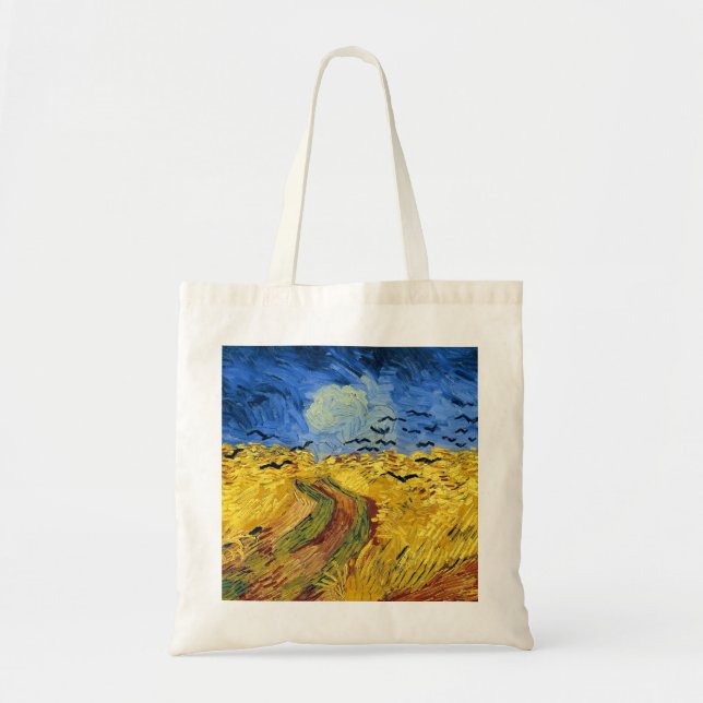 Bolsa Tote Van Gogh Wheat Fields impressionista Painting (Frente)