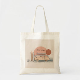 Bolsa Tote Van Life Surf Van – Retro Beach Camper Aesthetic