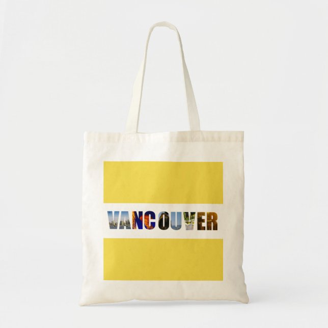 Bolsa Tote Vancouver Canada City Viagem Photos (Frente)