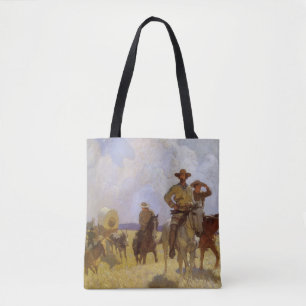 Bolsa Tote Vaqueiros Antigos, O Conjunto de Parkman por NC Wy