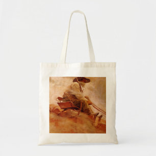 Bolsa Tote Vaqueiros Vintage, A Carroça de Minério por NC Wye