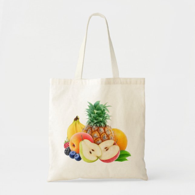 Bolsa Tote Várias frutas (Frente)